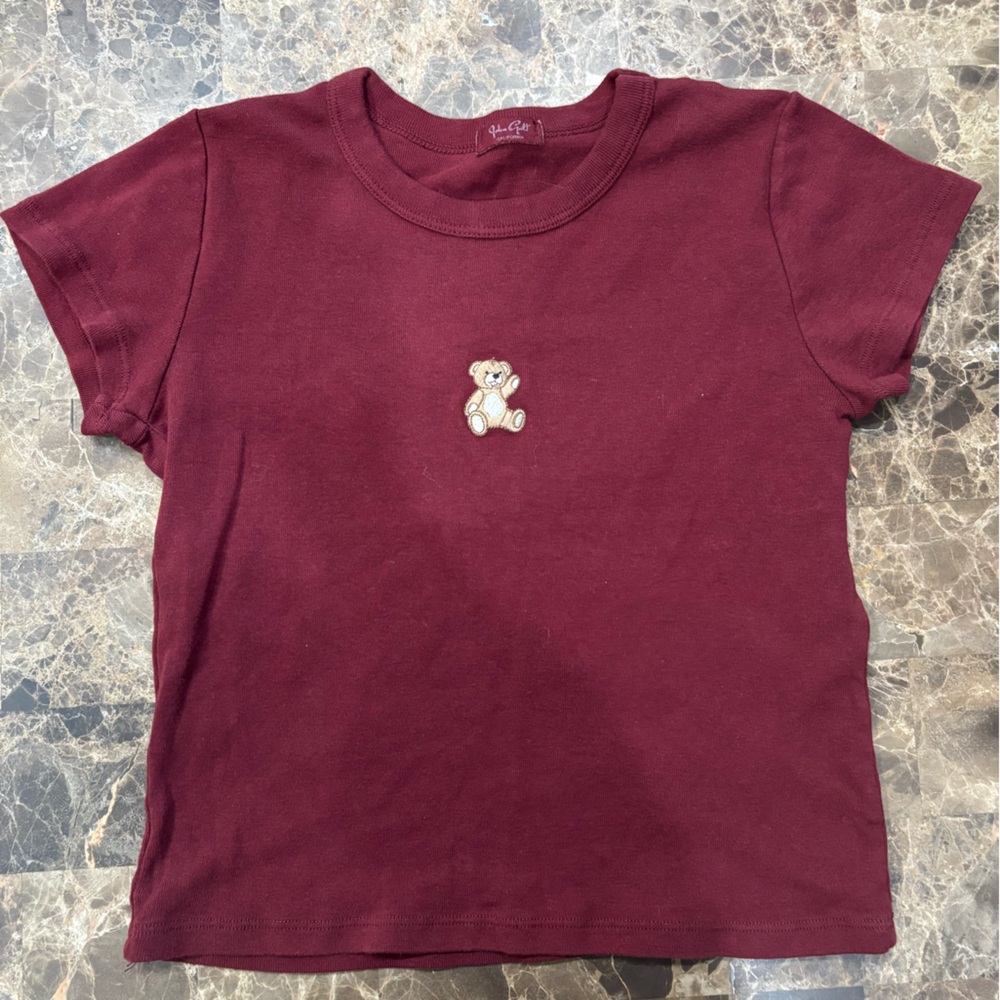 John Galt Red Short Sleeve Tee